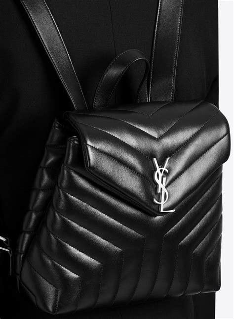 ysl fabric loulou backpack|yves saint laurent loulou bag.